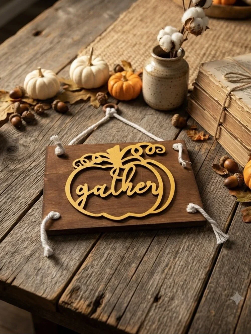 Rustic Pumpkin Fall Decor